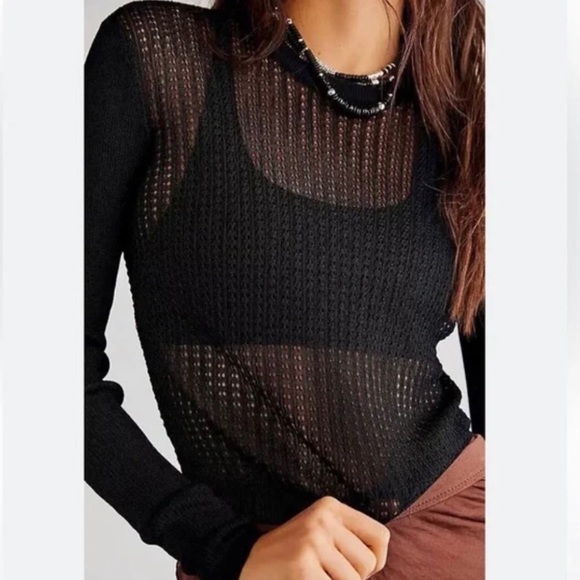 NWT FREE PEOPLE H2O CREW PULLOVER MEDIUM - Picture 2 of 5